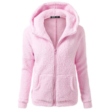 Load image into Gallery viewer, Plush Hoodie Coat
