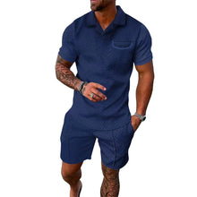 Load image into Gallery viewer, Men&#39;s Casual Printed Polo Suit
