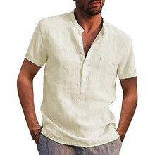 Load image into Gallery viewer, Men Cotton Button Shirt with Pocket
