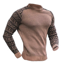Load image into Gallery viewer, Men&#39;s Knitted Waffle Plaid Slimming Top
