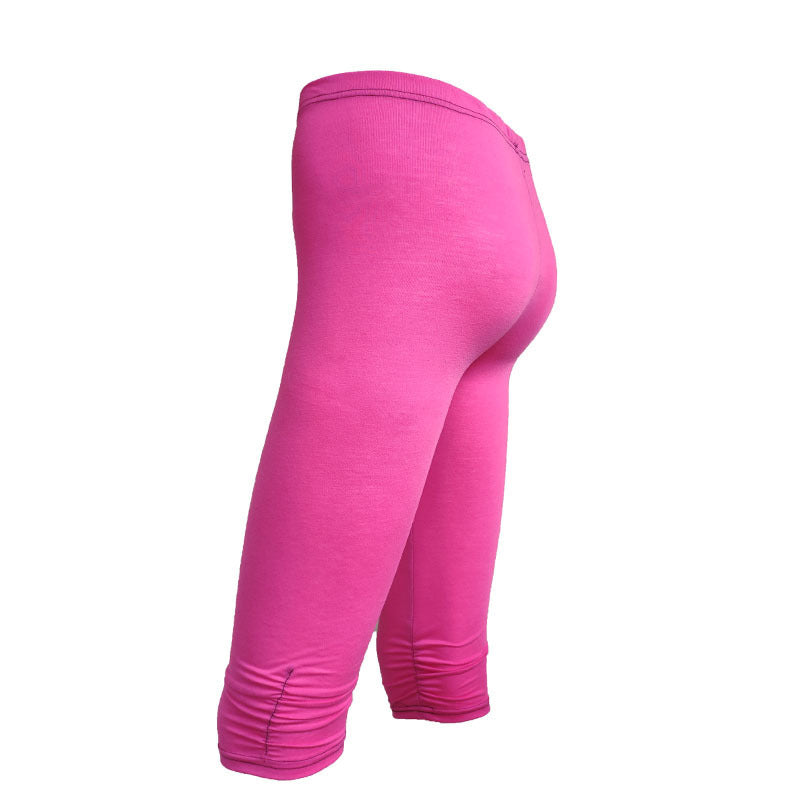 Cropped Cotton Candy Color Leggings