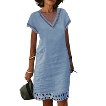 Load image into Gallery viewer, Women&#39;s Casual  Cotton Dress
