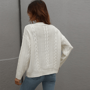 Solid Color Button Cardigan