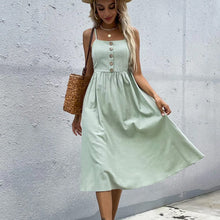 Load image into Gallery viewer, Strappy Linen Dress
