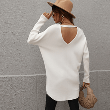 Load image into Gallery viewer, V-neck Backless Sweater
