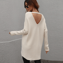 Load image into Gallery viewer, V-neck Backless Sweater

